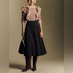 CAbi Corduroy Midi Skirt